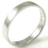 3.5mm wide, smooth texture, wedding band.