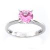 Pink Sapphire solitaire ring model Skylar
