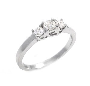 3 Diamonds ring model Tracee 0.30 carats
