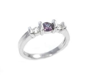 Color Change Sapphire & diamonds ring model Luna