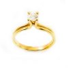Diamond high solitaire ring
